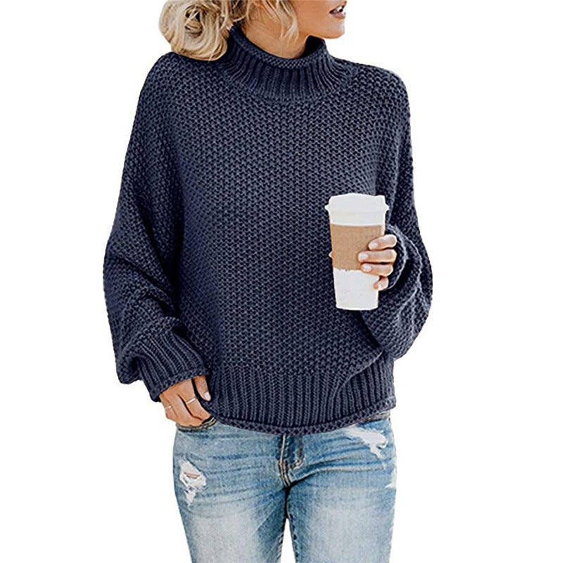 Élise™ | Knitted Turtleneck Sweater for Women