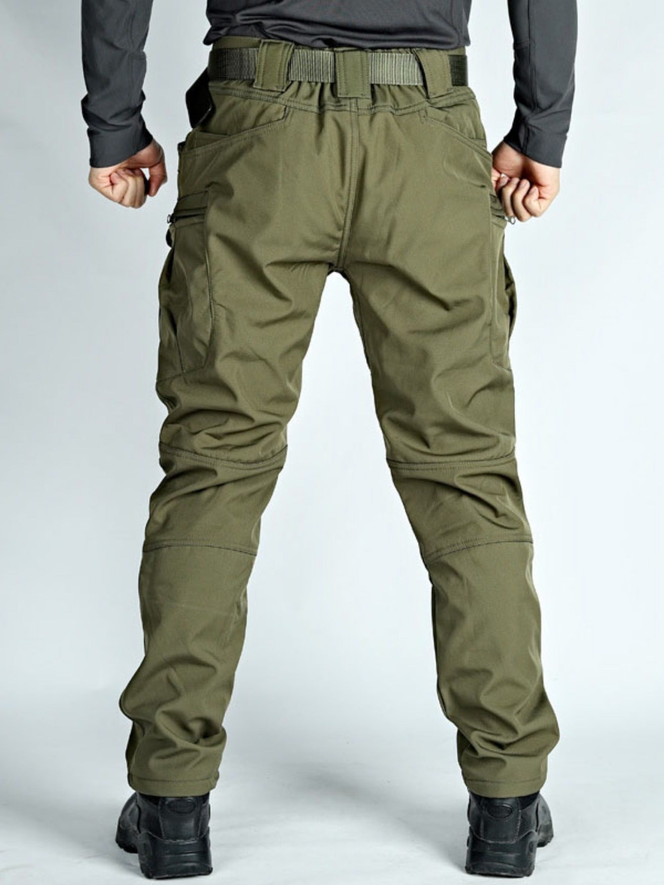 Nordhavn™ | 2-piece Winter Outdoor Set for Men – Fleece Jacket with Hood & Multi-pocket Pants