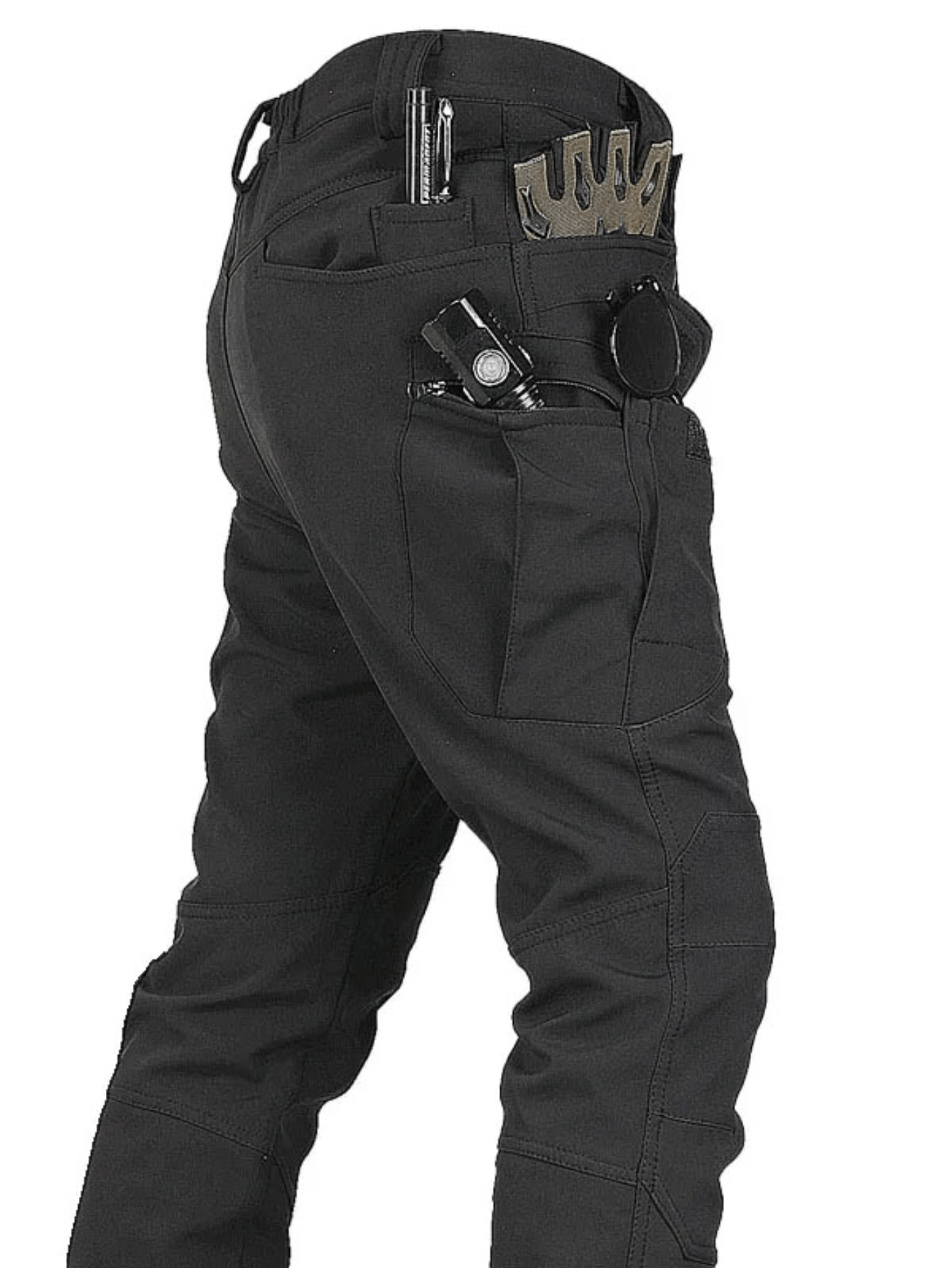 Nordhavn™ | 2-piece Winter Outdoor Set for Men – Fleece Jacket with Hood & Multi-pocket Pants