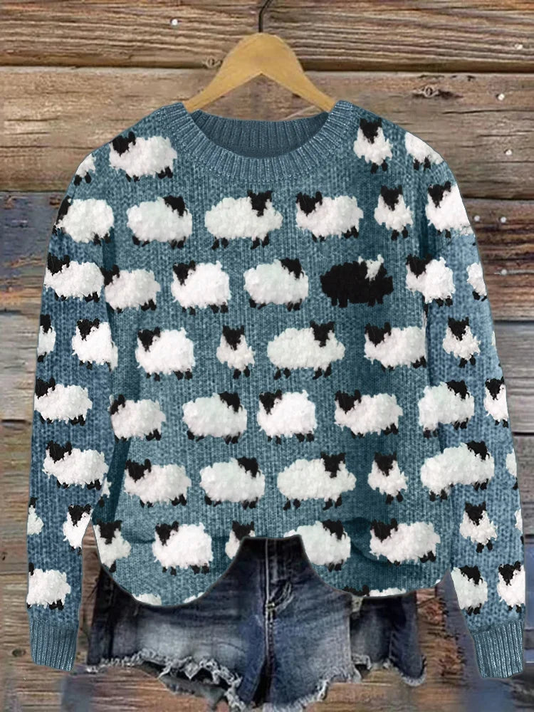 Signe strikket sweater til kvinder – Varmt og stilfuldt vinteroutfit