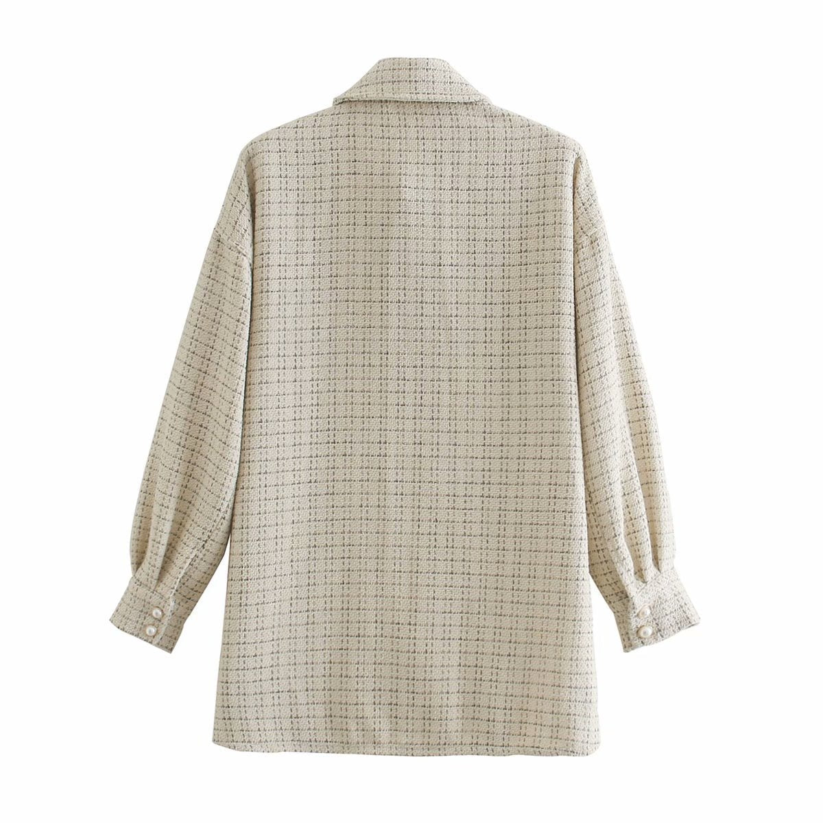 Célestea Chic Kappa with Pearl Buttons – Stylish Women's Outerwear