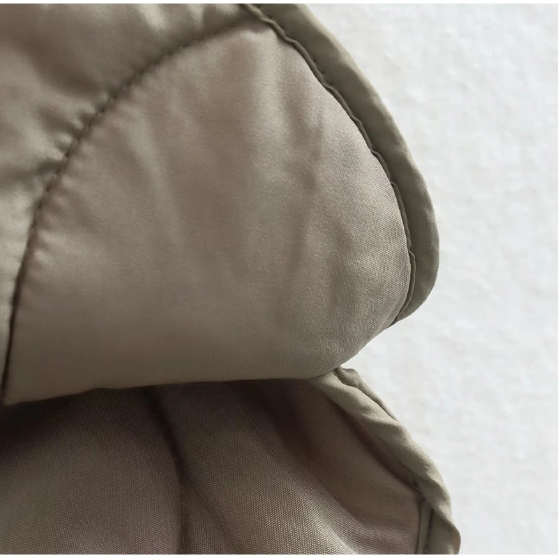Moa Dam Puffer Jacket – Round Neck Buttoned Outer Jacket