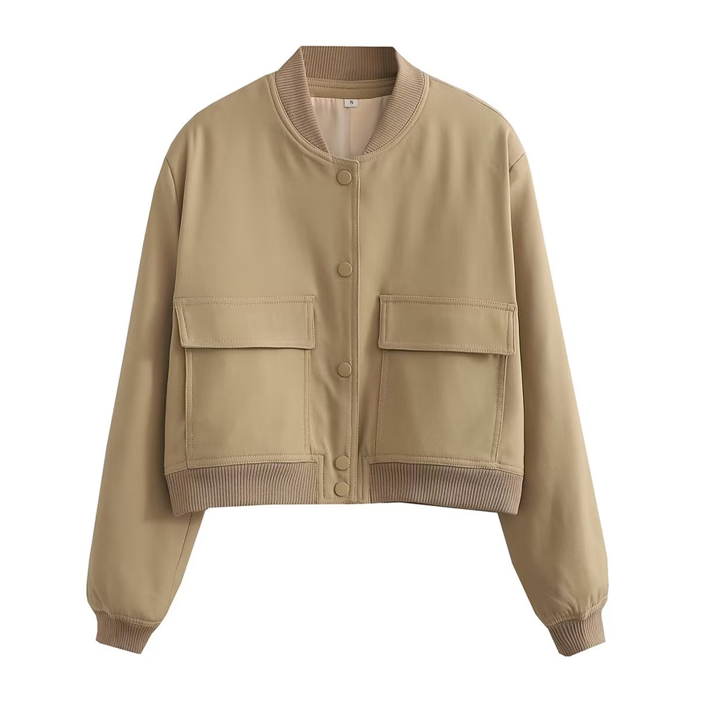 Elaris Men's Bomber Jacket with Ribbed Edge – Casual Cotton Jacket