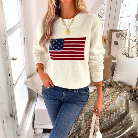 Solivelle Casual Knitted Sweater – Stylish Women's Sweater