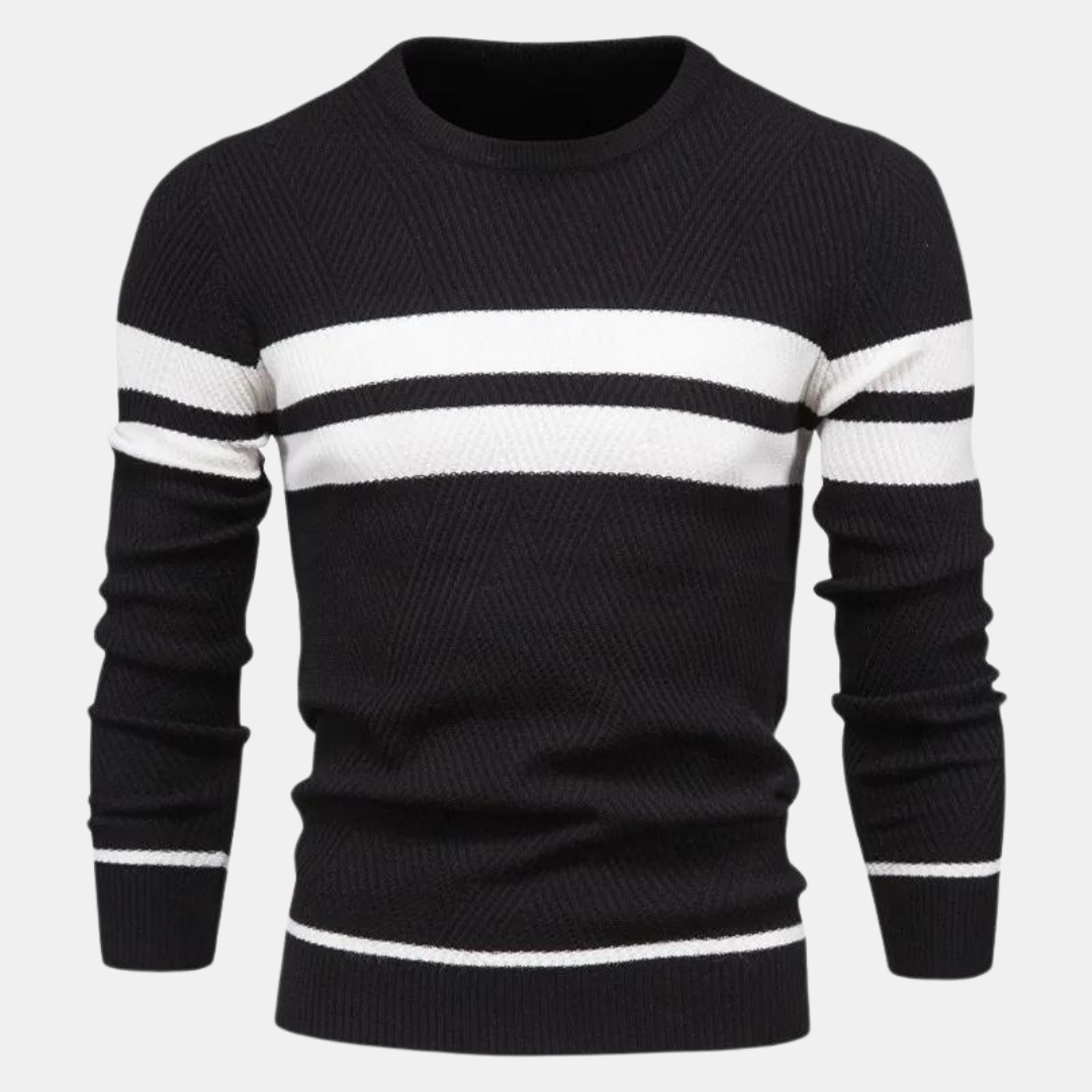 Lennox Urban Comfort Stickad Tröja – Mjuk och Bekväm Herrpullover
