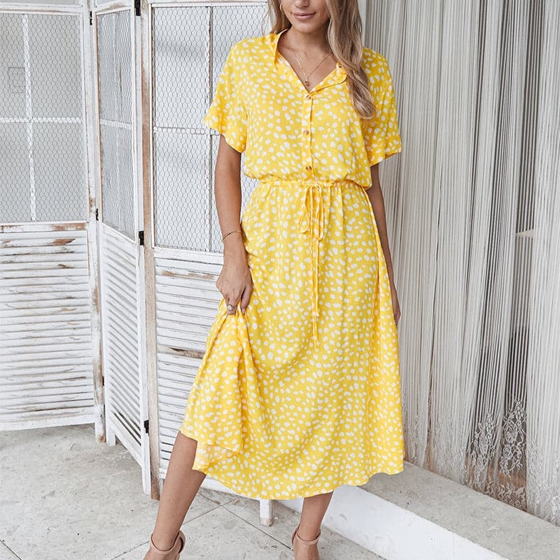 Solara Dress – Casual Elegance in A-line with Summer Feeling