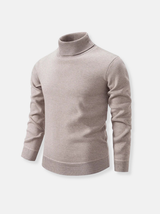 Ferdinand Silkeslen Turtleneck-tröja för Män – Mjuk och Elegant
