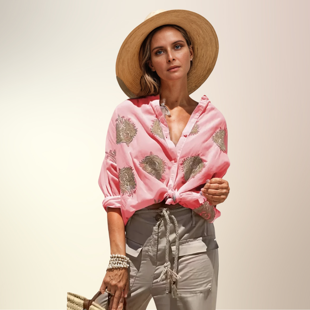 Stina | Elegant airy summer blouse