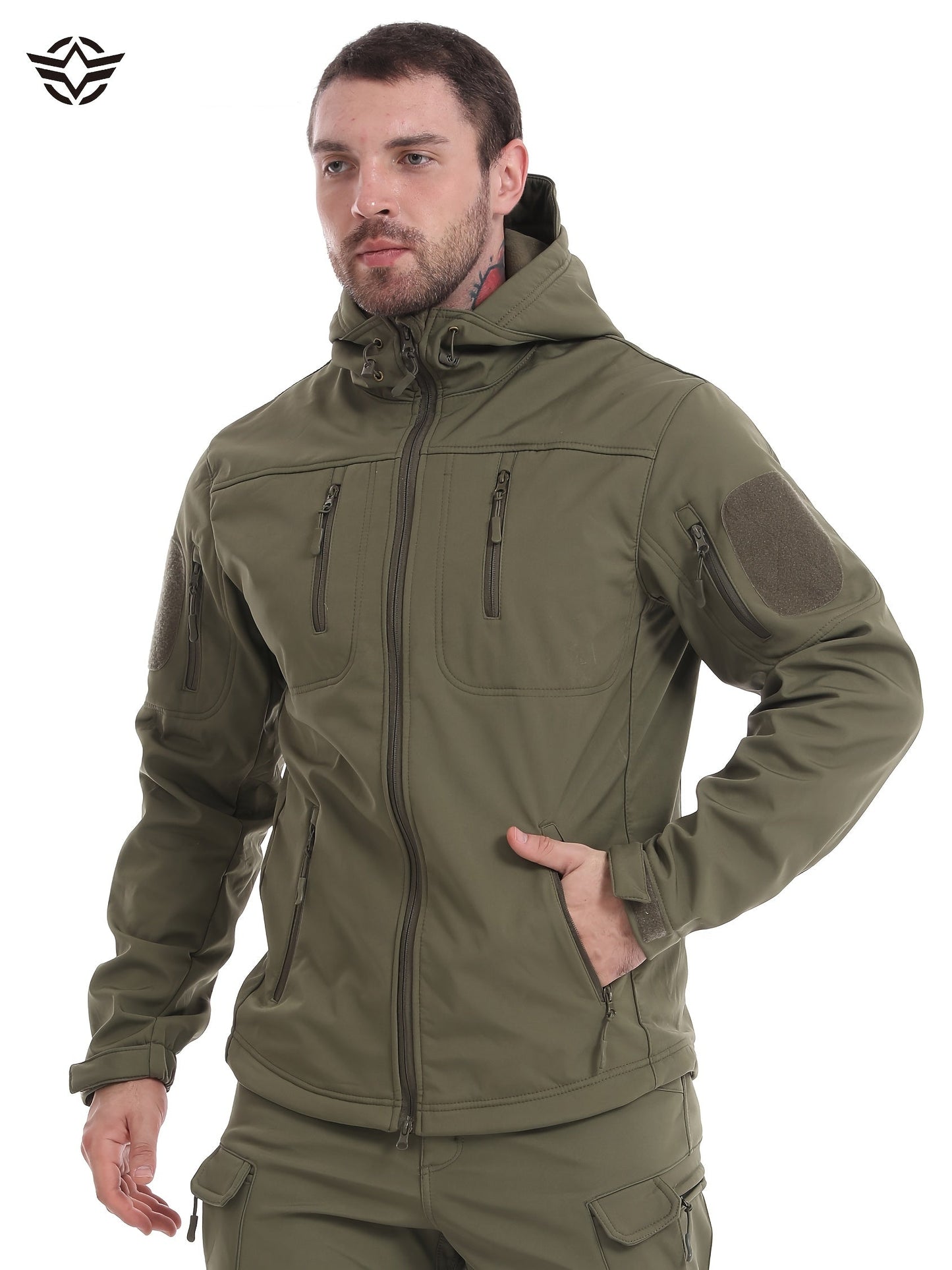 ESDY™ – taktisk vinterjakke i softshell med flere lommer og isoleret foer