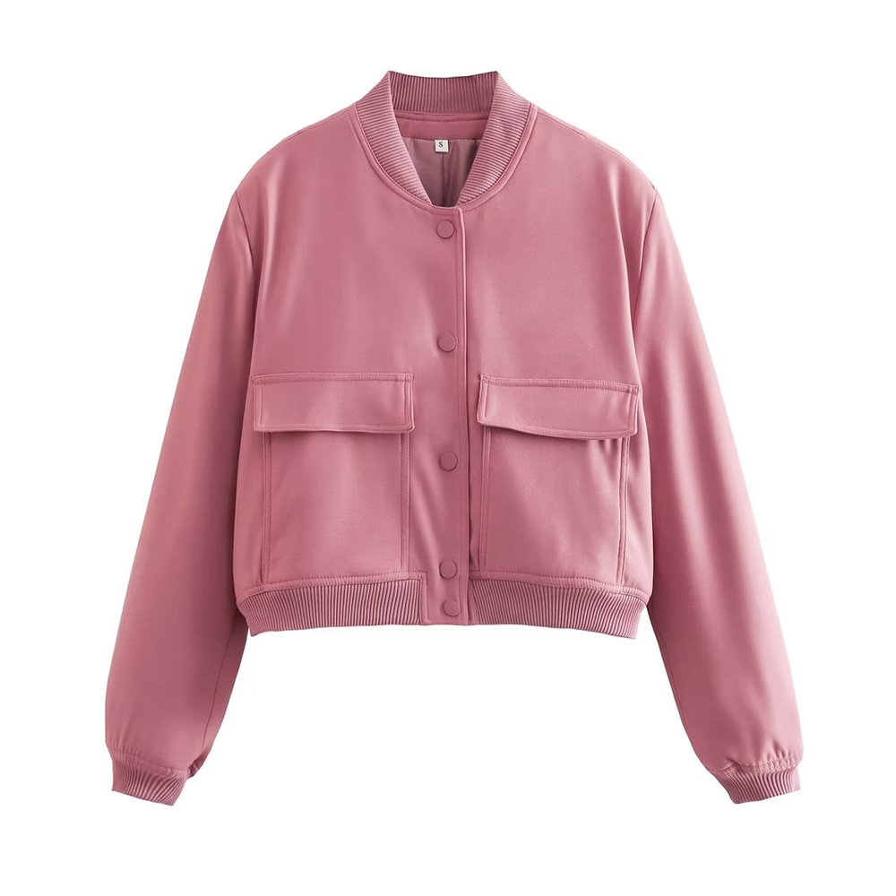 Elaris Men's Bomber Jacket with Ribbed Edge – Casual Cotton Jacket