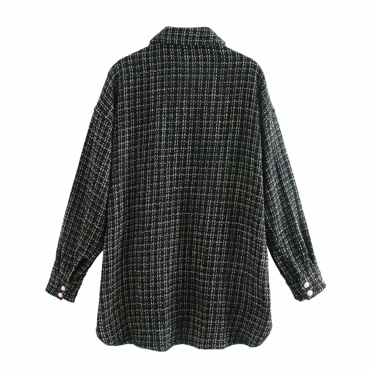 Célestea Chic Kappa with Pearl Buttons – Stylish Women's Outerwear