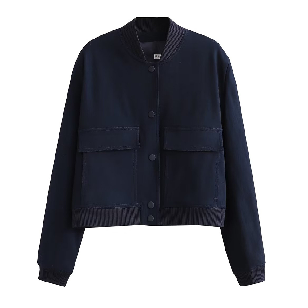 Elaris Men's Bomber Jacket with Ribbed Edge – Casual Cotton Jacket