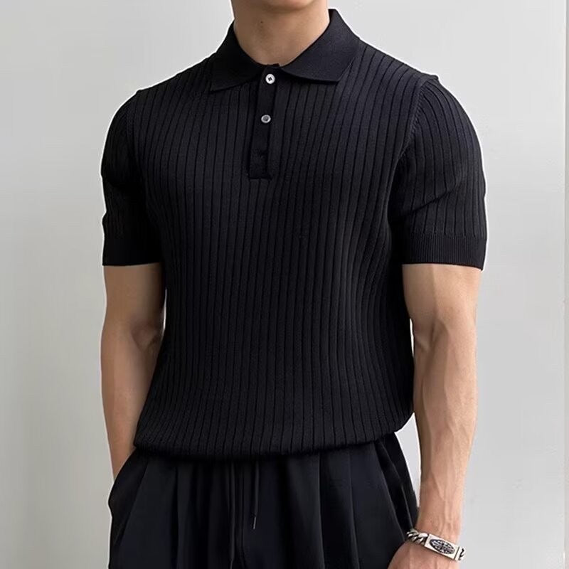 GIMCHEON™ | Classic Polo Shirt in Ribbed Cotton