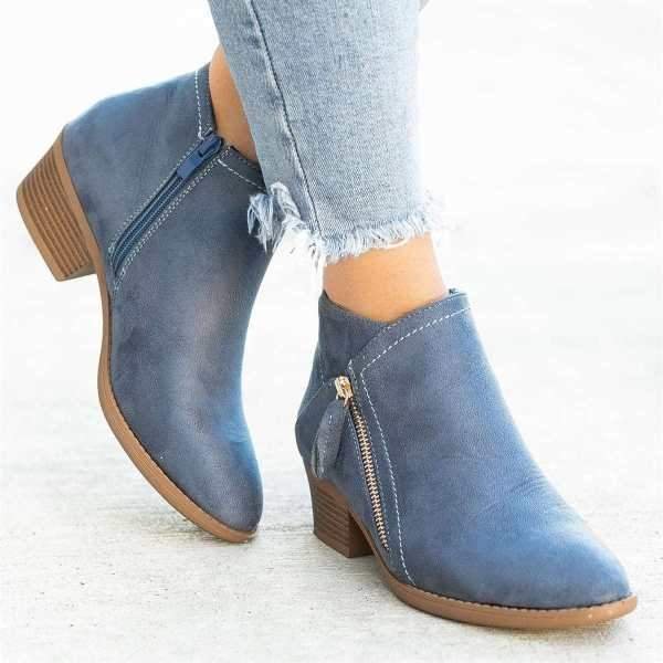 ELARA | Orthopedic Boots in Genuine Suede for Women