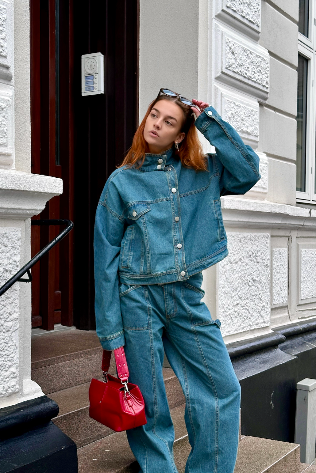 Ingrid Jacka Vintage Blue Wash – Klassisk Damjeansjacka