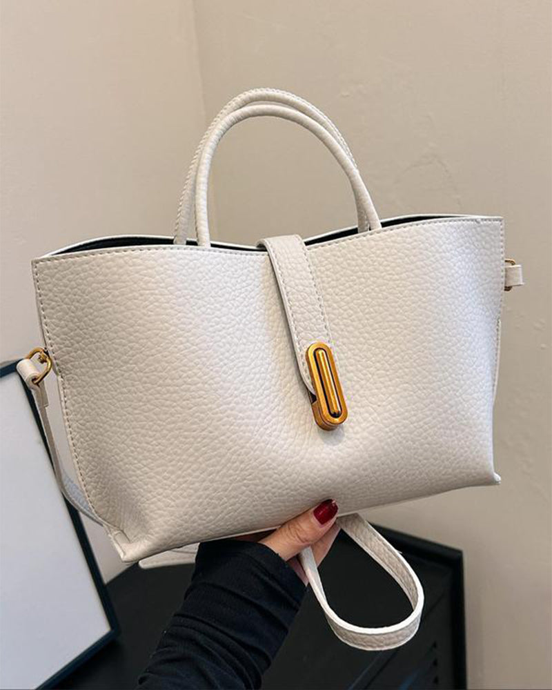 LYA | Elegant fransk crossbody-taske i læderlook