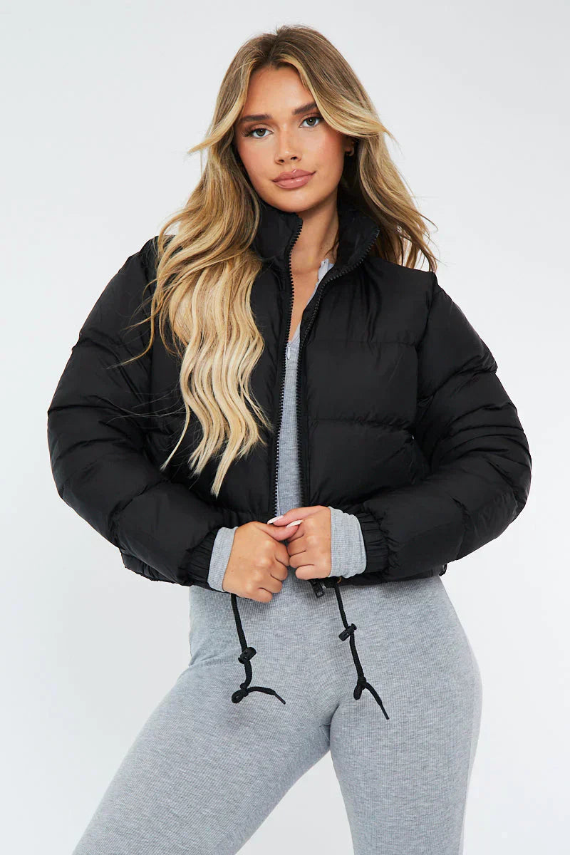 Vendela – Modern Short Women's Jacket in Premium Matte Polyester