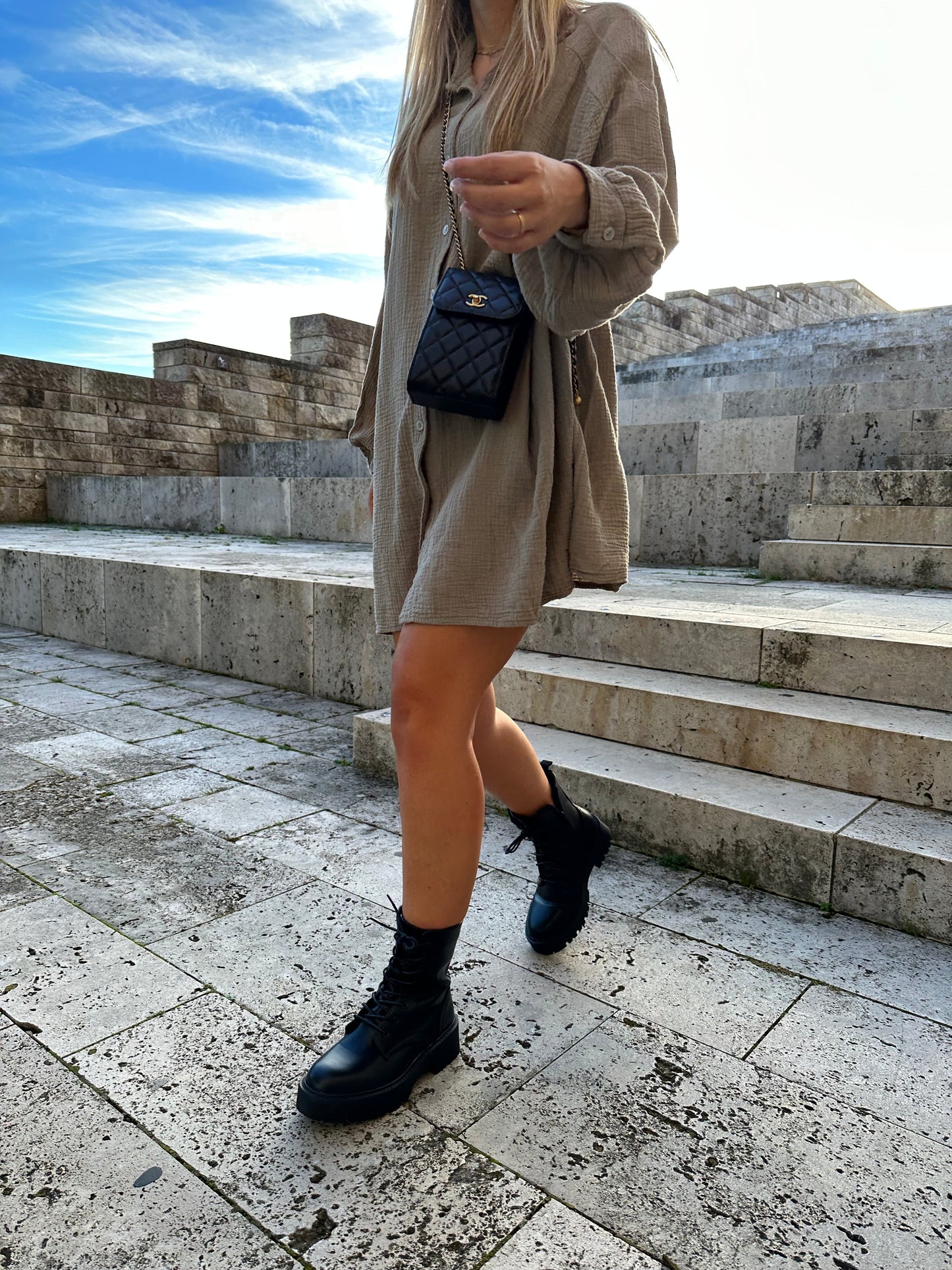 Tindra | Oversized Shirt Blouse in Muslin Cotton