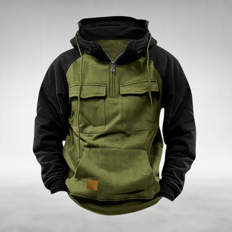 Nikolai Stilren Hoodie – Perfekt för Street Style och Lager-på-Lager