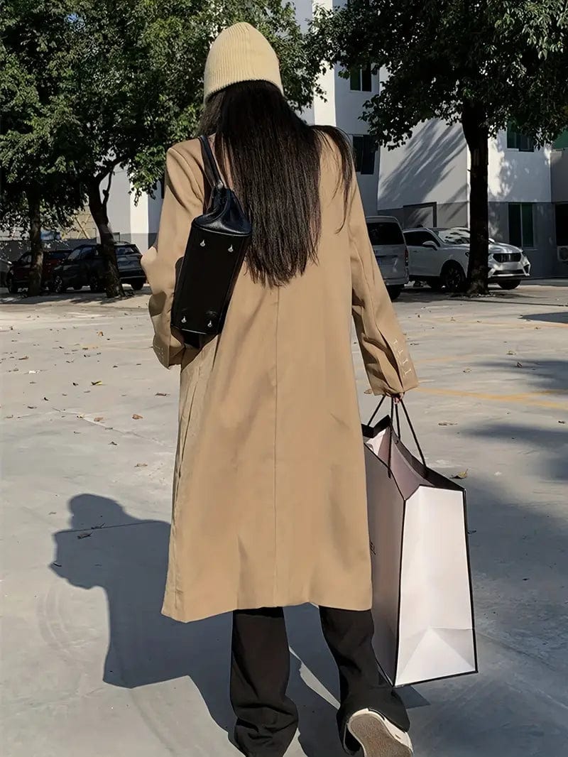 Xylia Trenchcoat för Kvinnor – Klassisk Vinterkappa