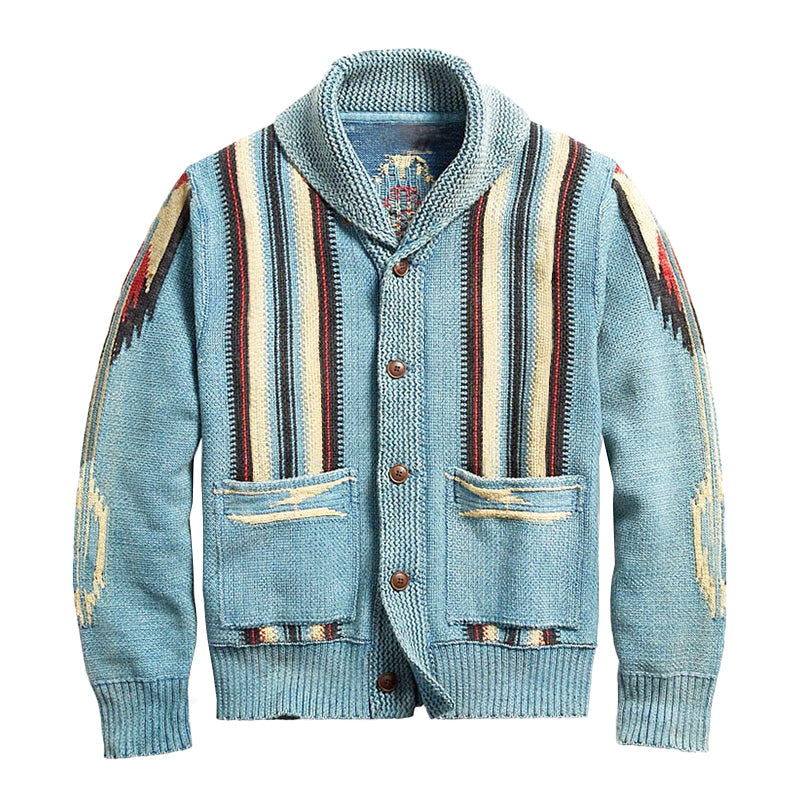 VINDREL™ | Vintage Kofta til Herre i Tidløs Design