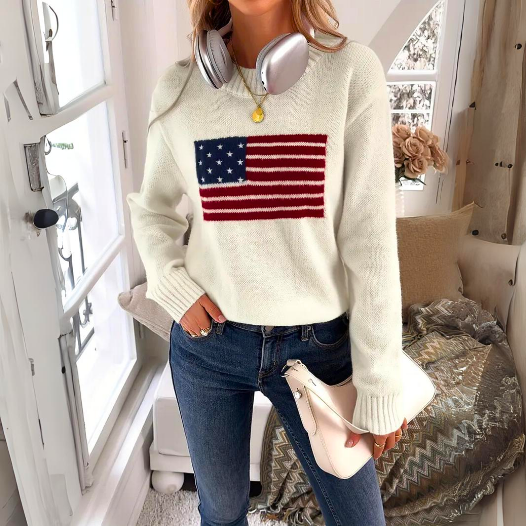 Solivelle Casual Striksweater – Stilfuld dametrøje
