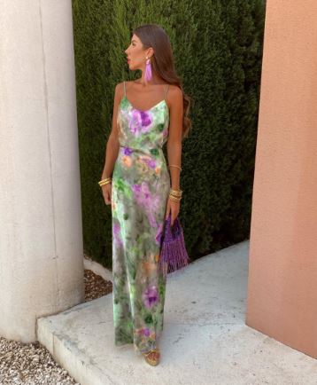 Anisten Maxi Dress | Colorful Self-Expression with Elegance in Every Step