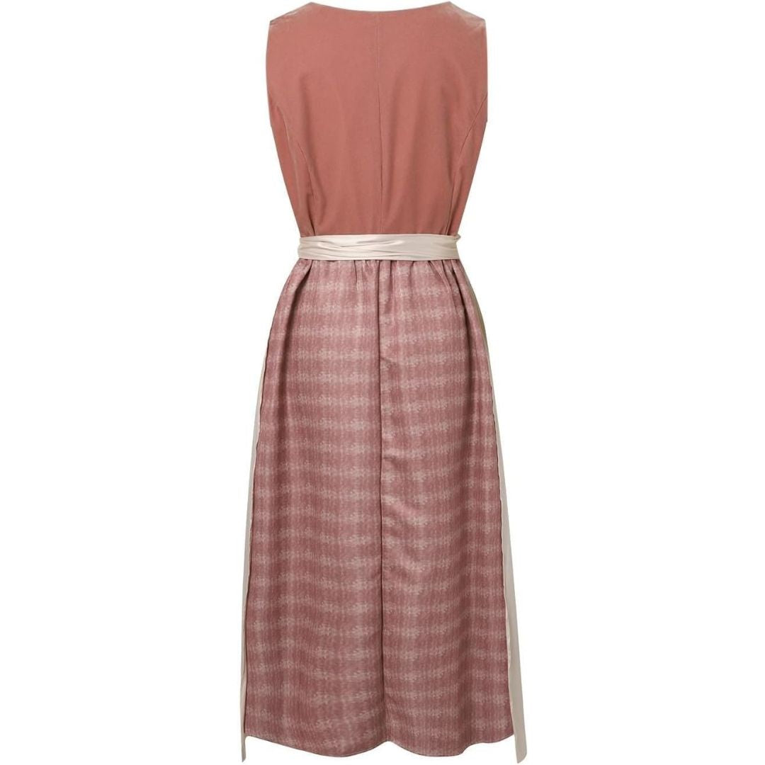 ALMA™ | Traditional Midi Dress with Square Neckline