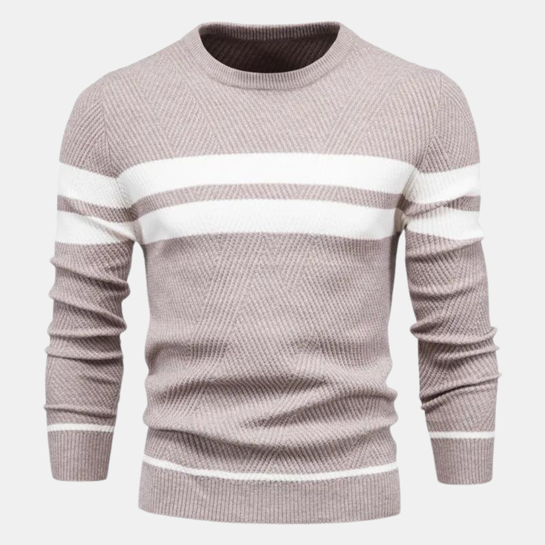 Lennox Urban Comfort Stickad Tröja – Mjuk och Bekväm Herrpullover