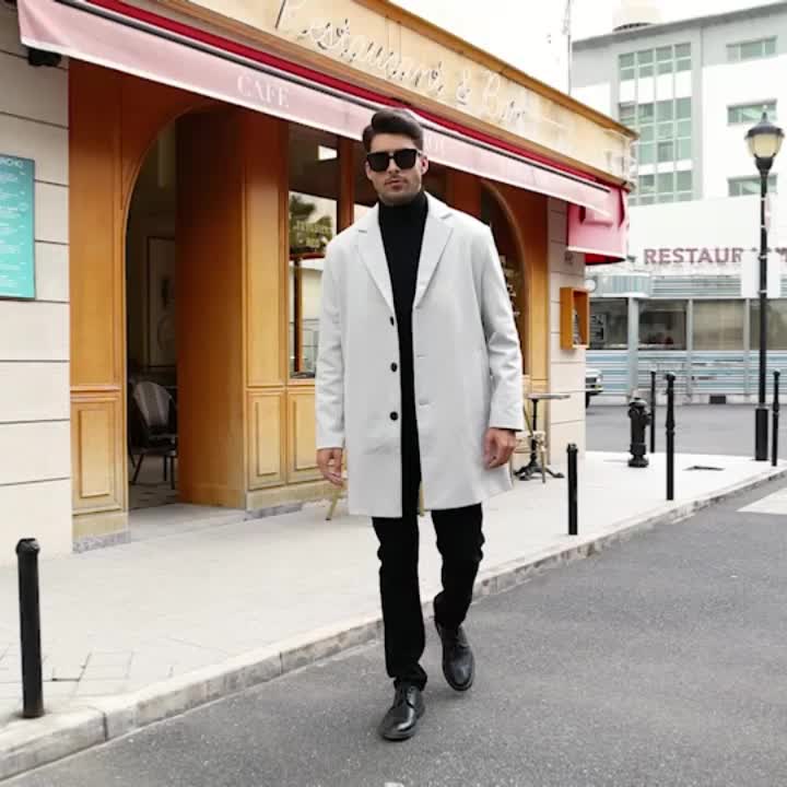 VINCENT™ | Ledig Retro Trench Vinterjakke til Herre