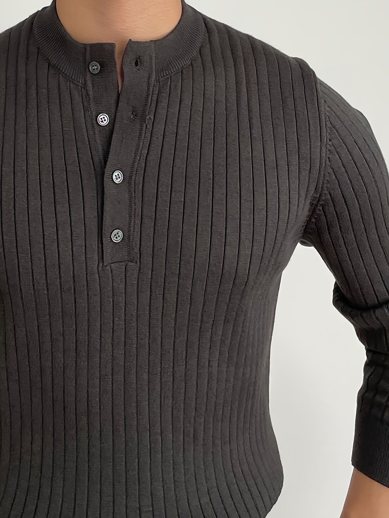 Kasper Ribbed Knit Sweater for Men – Classic and Stylish Pullover