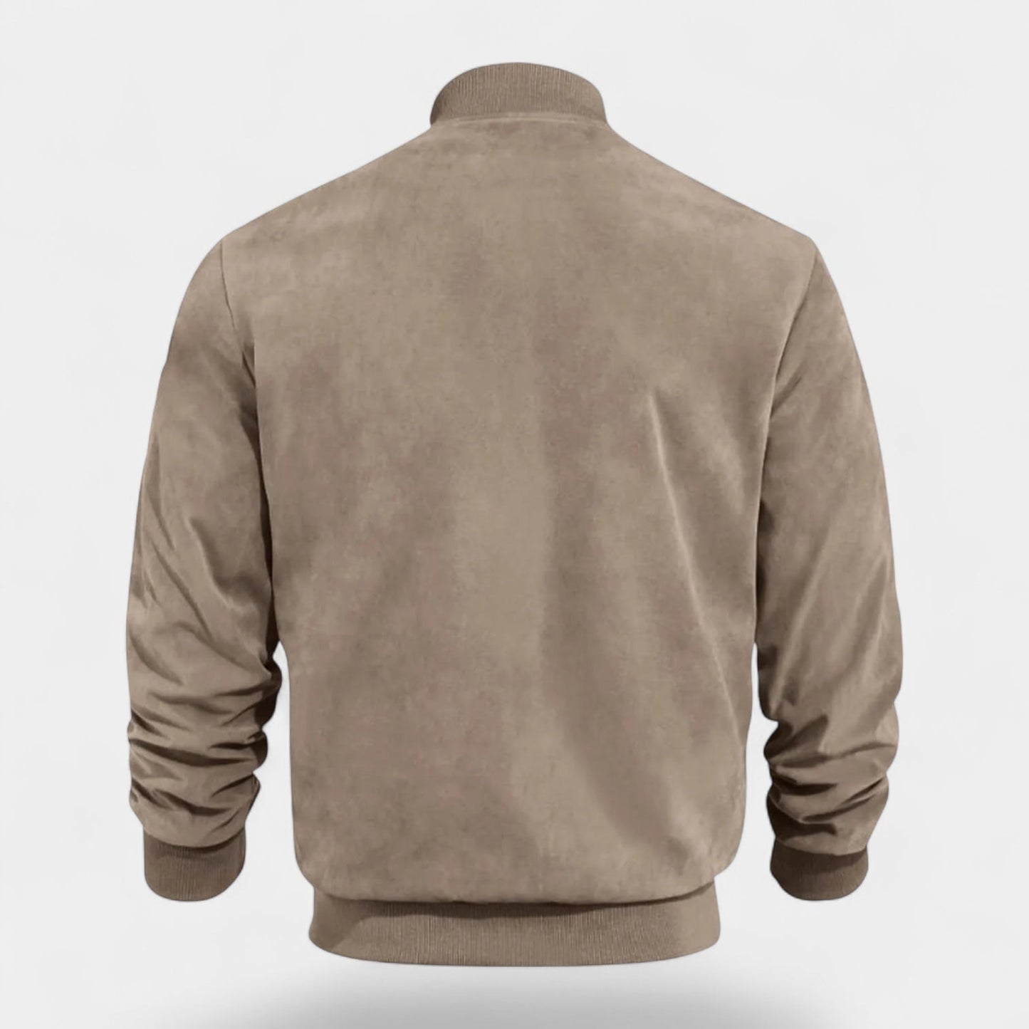 Bastian Bomber Jacket for Men – Soft Faux Suede