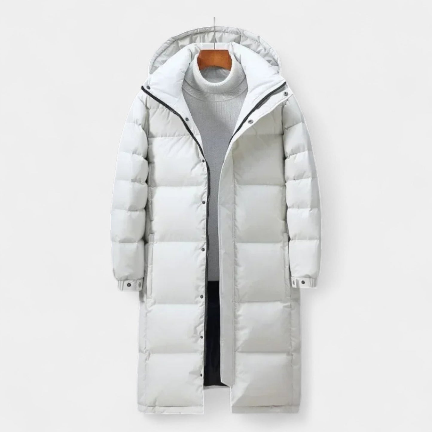 Antonios Long Men's Puffer Parka – Waterproof and Windproof Jacket