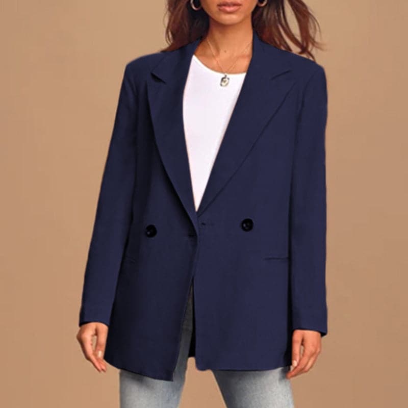 Ardis – Sophisticated Double-Breasted Elegant Long Blazer
