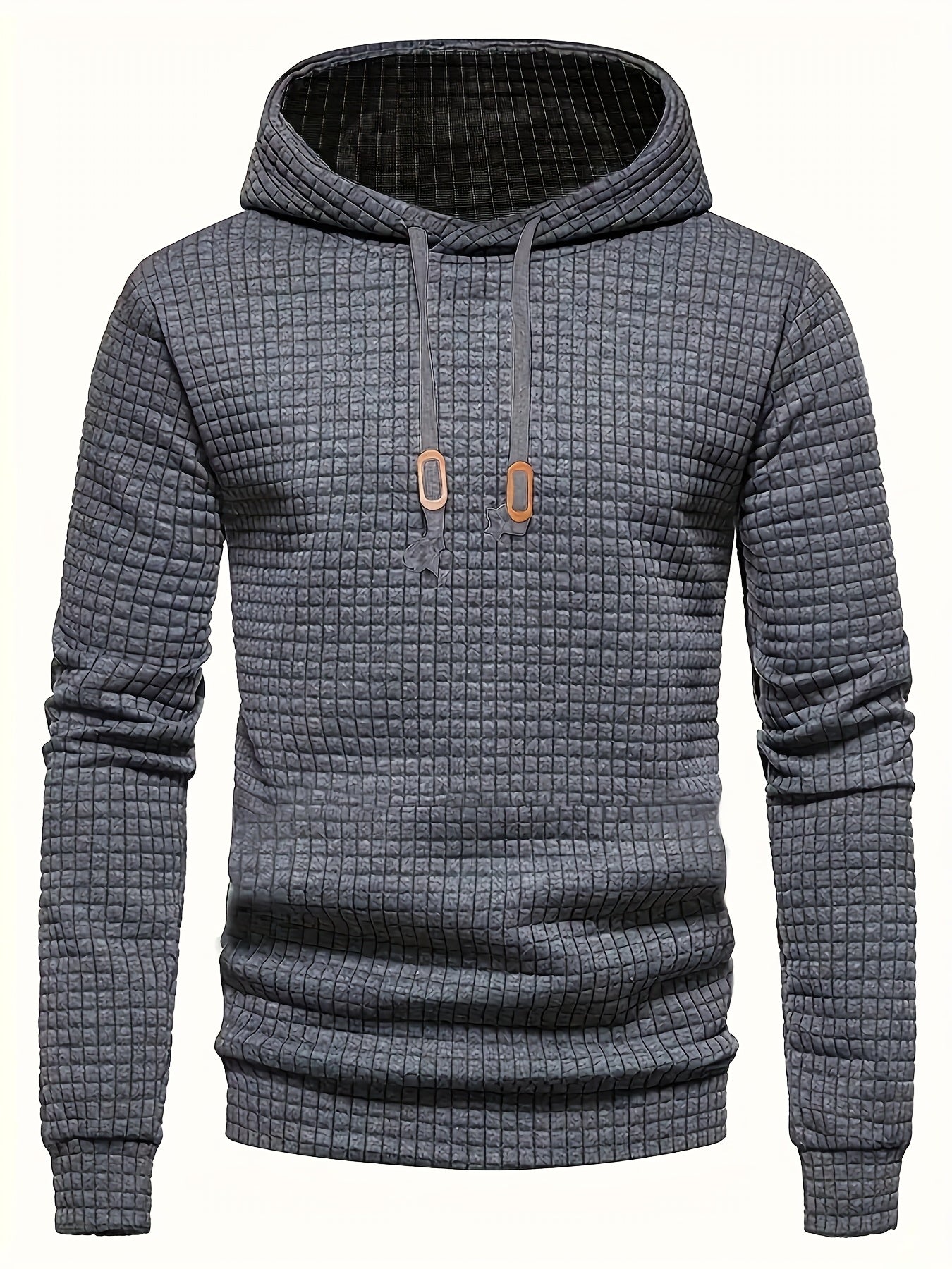 Leon | Varm Strikket Hoodie i Jacquard