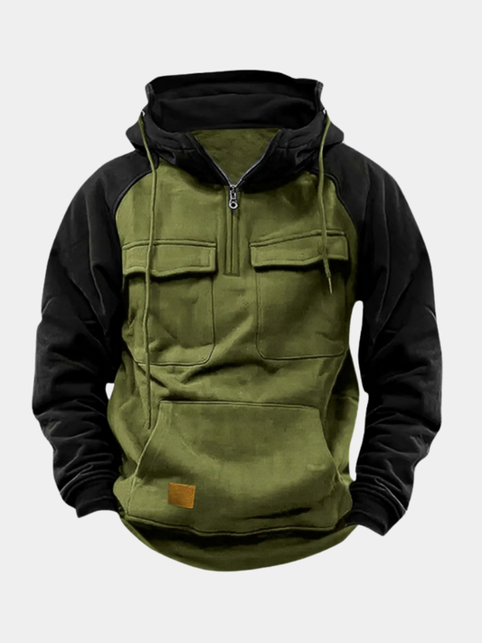 Nikolai Stilren Hoodie – Perfekt för Street Style och Lager-på-Lager