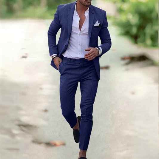LEANDRO | Business Casual Kostym i Lyxig Mix