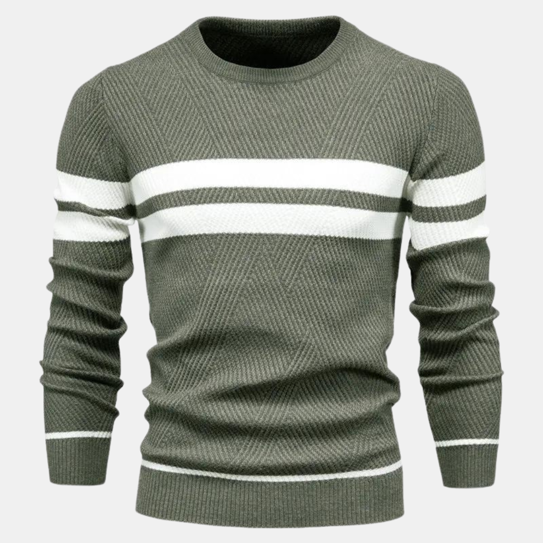 Lennox Urban Comfort Stickad Tröja – Mjuk och Bekväm Herrpullover