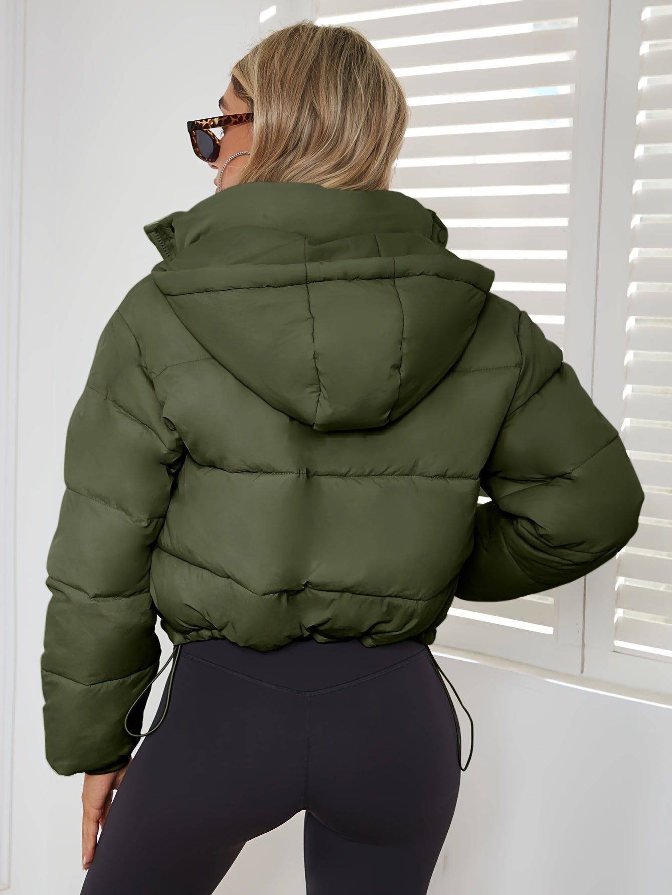 Elvira™ | Warm Puffer Jacket with Stand Collar & Pockets