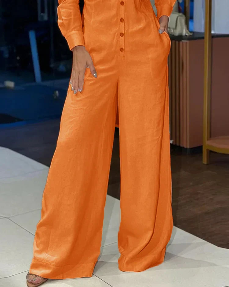 Solene | Stylish Jumpsuit with Long Sleeve