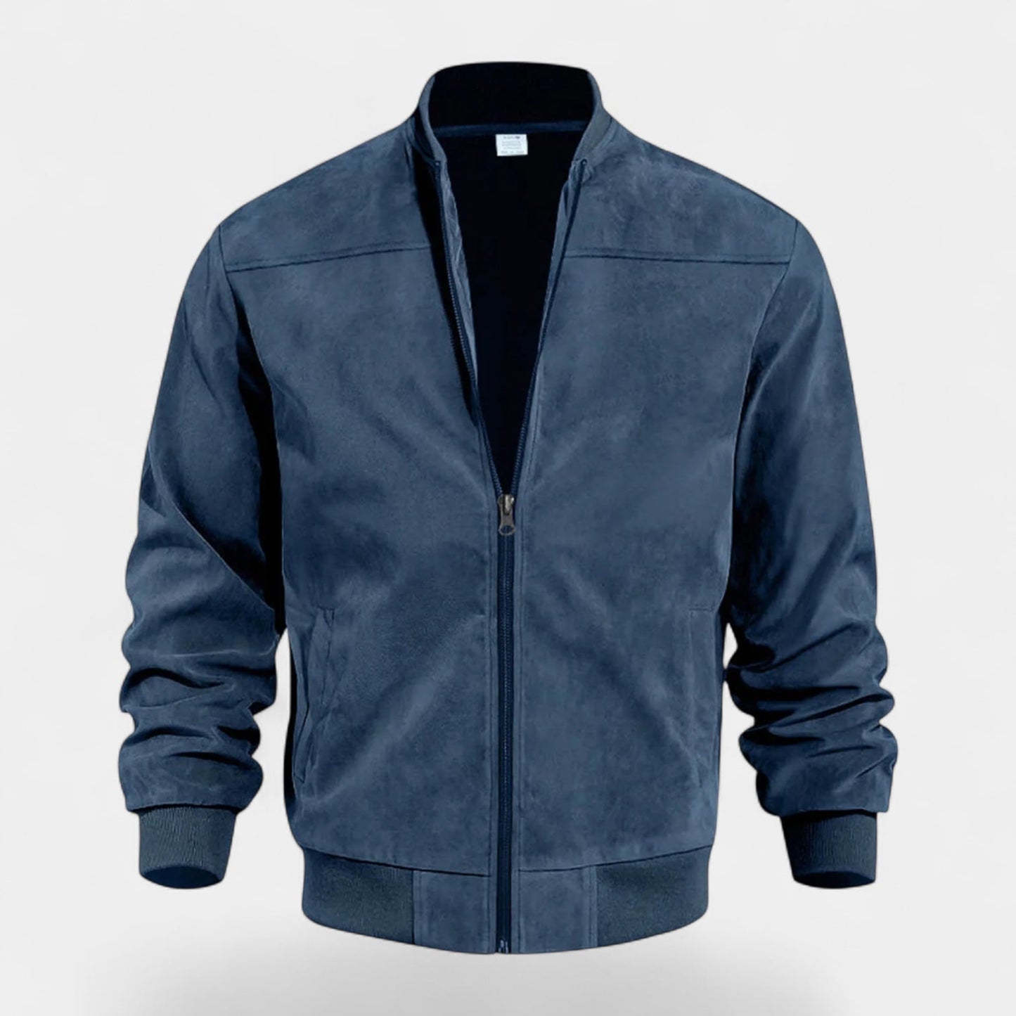 Bastian Bomber Jacket for Men – Soft Faux Suede