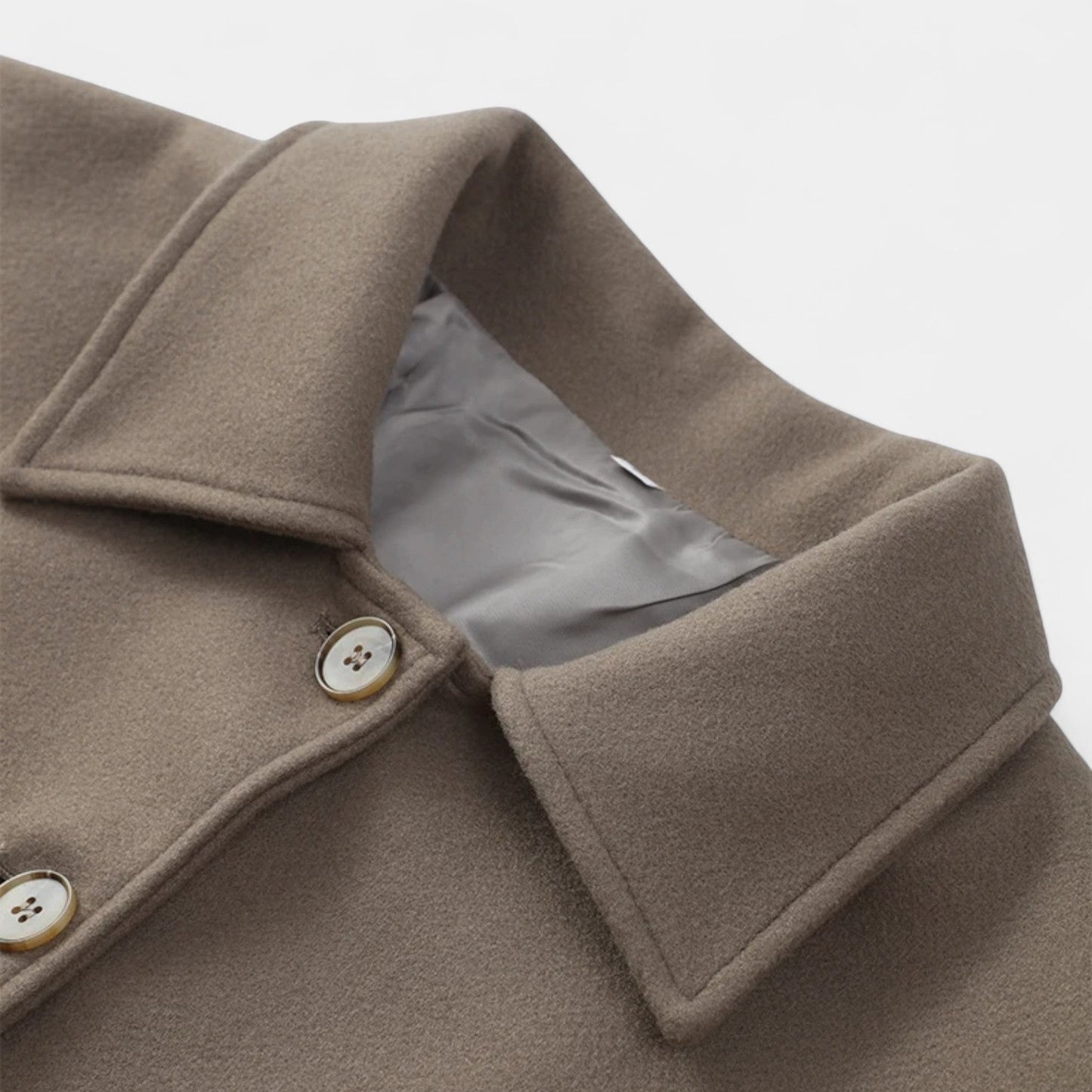 Vilhelmina | Elegant Single-Breasted Women's Coat with Light Padding