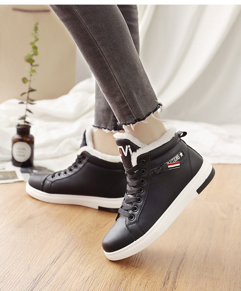 Elvira™ | Lined Ankle Boots with Sneaker Comfort