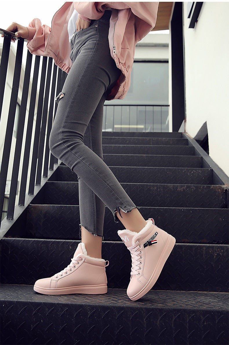 Elvira™ | Lined Ankle Boots with Sneaker Comfort