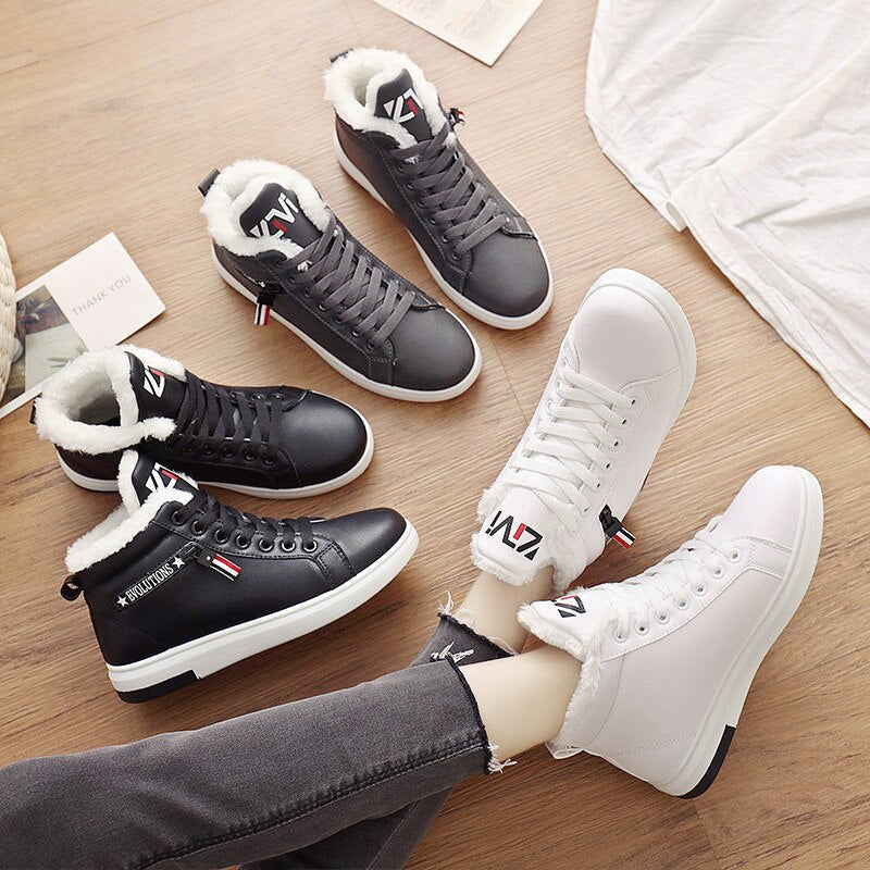 Elvira™ | Lined Ankle Boots with Sneaker Comfort