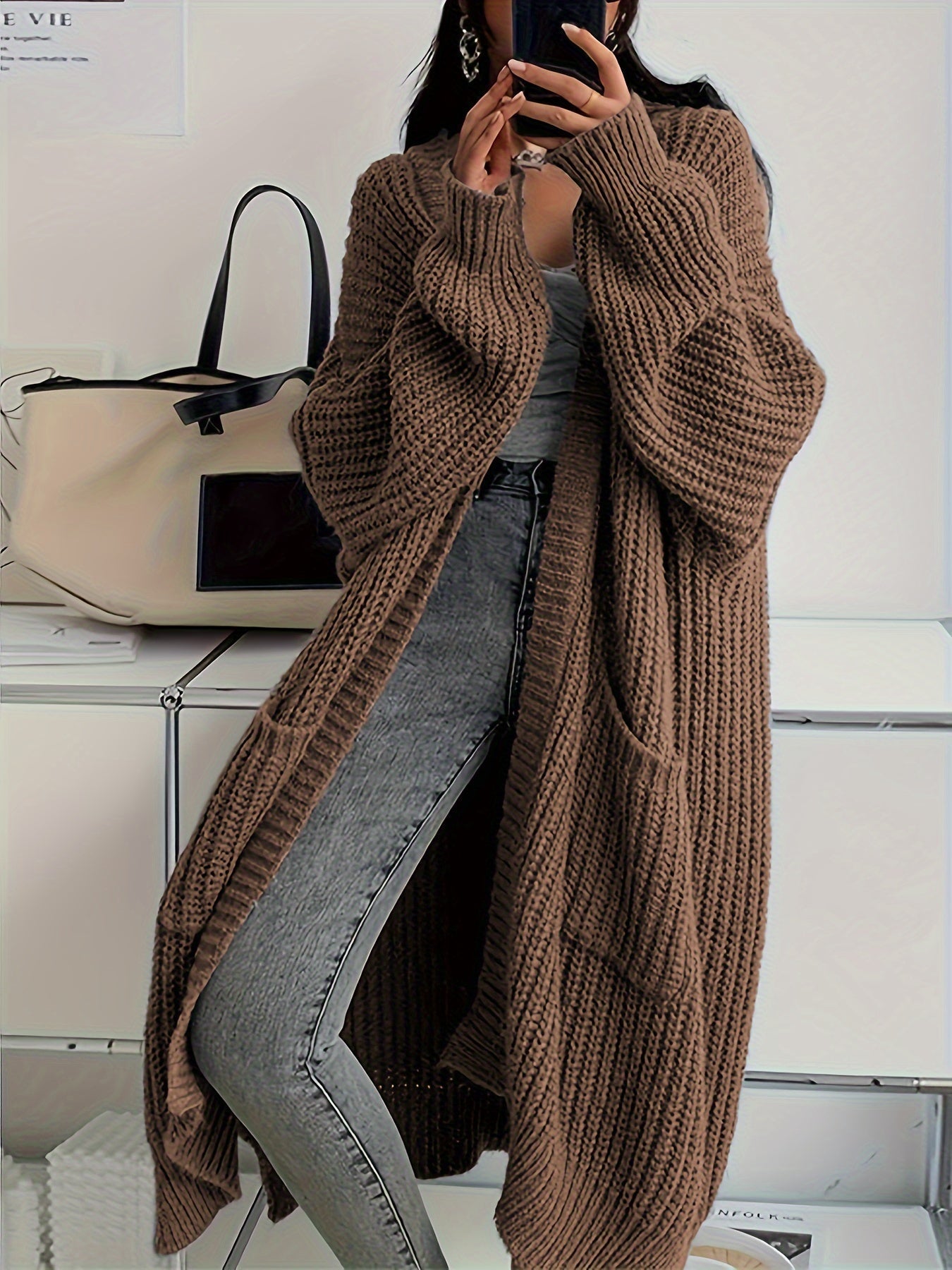 ELINA™ | Casual Knitted Cardigan with Pockets in Wool