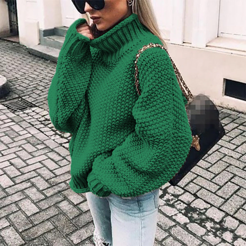 Élise™ | Knitted Turtleneck Sweater for Women