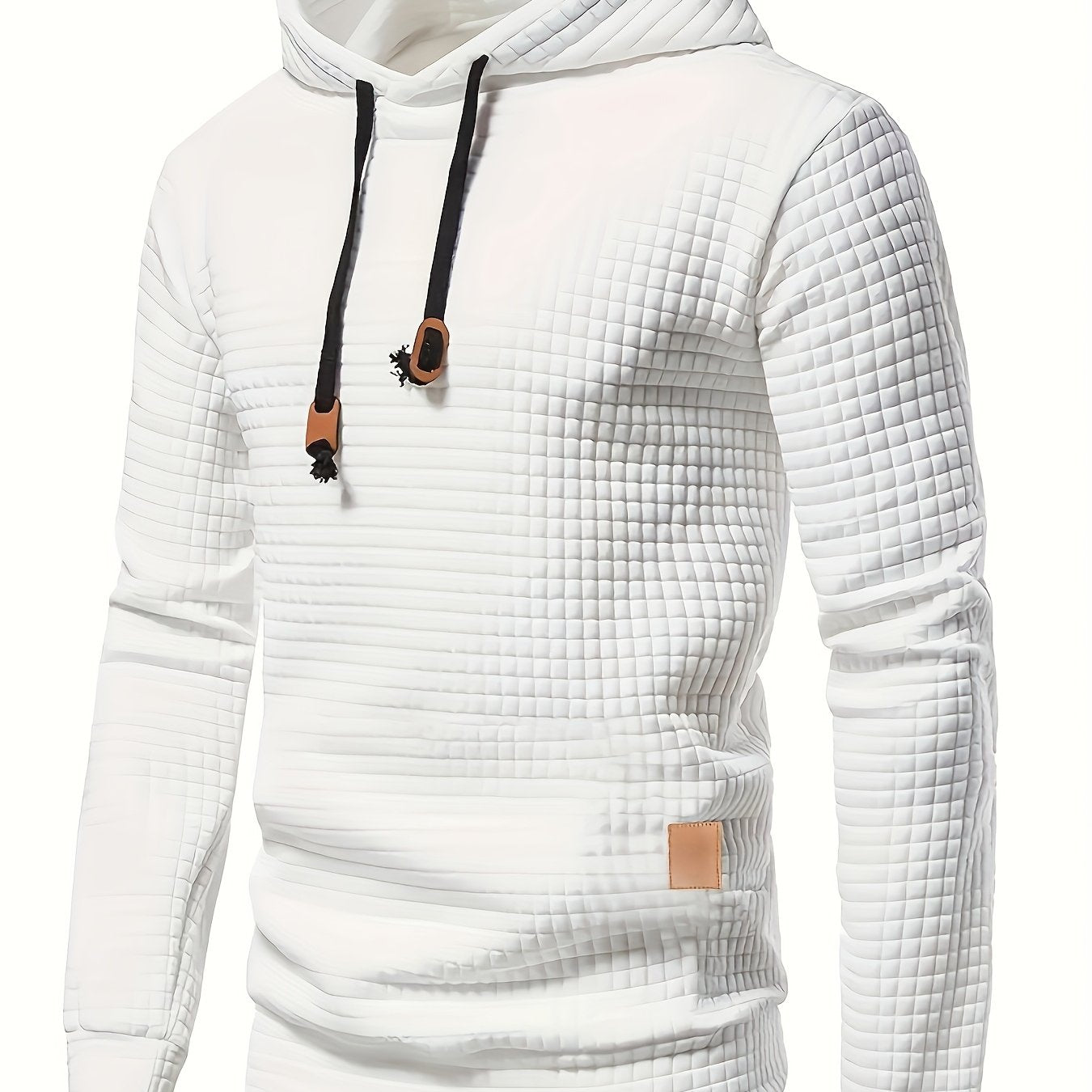 Leon | Varm Strikket Hoodie i Jacquard