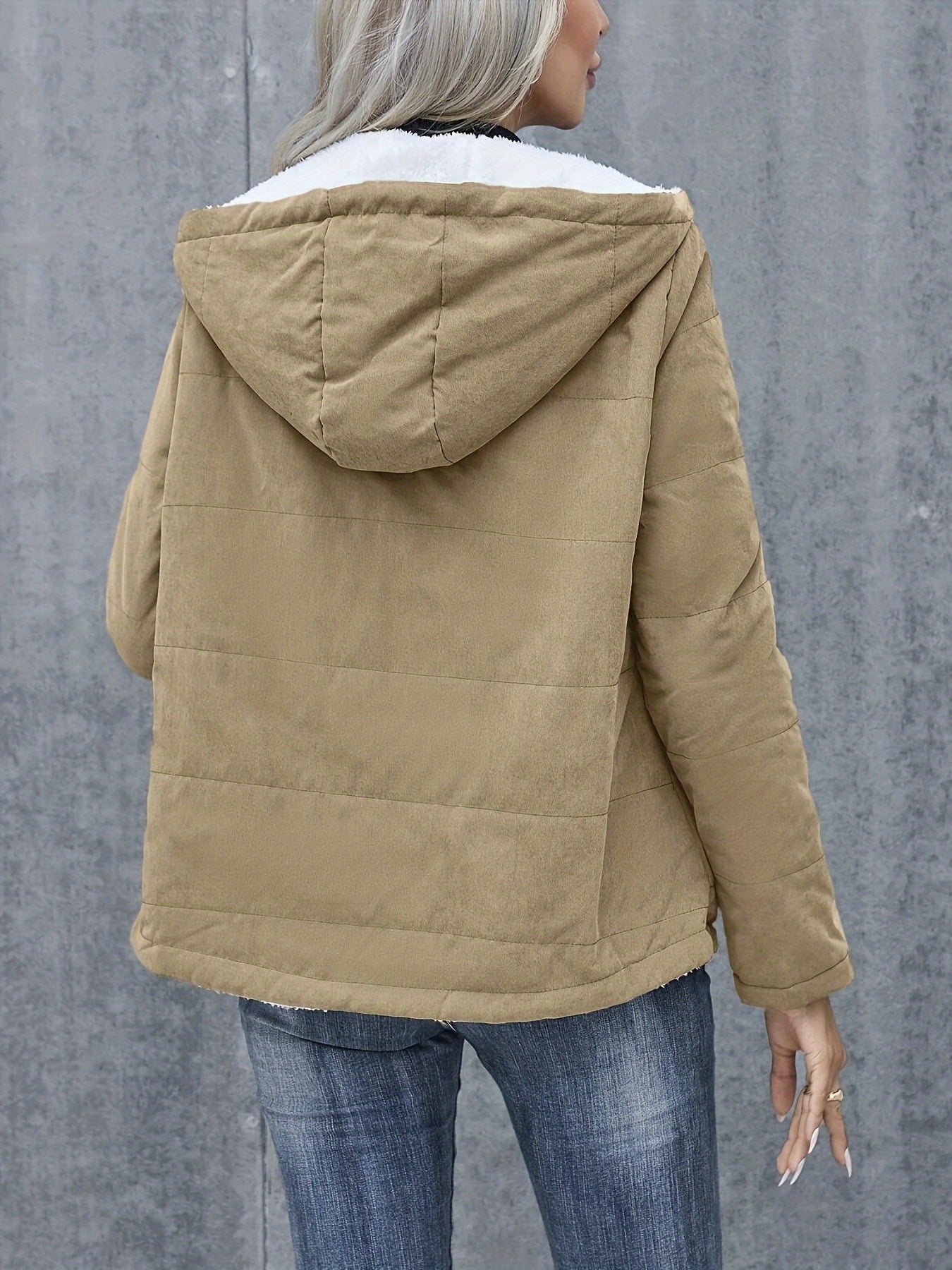 Liora™ | Lightweight Winter Jacket with Hood & Faux Fur for Women