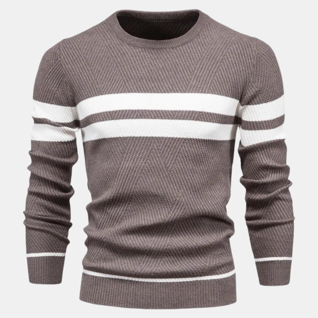 Lennox Urban Comfort Stickad Tröja – Mjuk och Bekväm Herrpullover